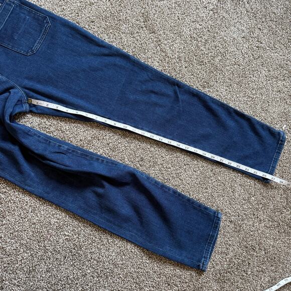 Maeve by Anthropologie Jeans Sz 28 Junie Slim High Rise Dark Wash Patch Pockets - Picture 7 of 7